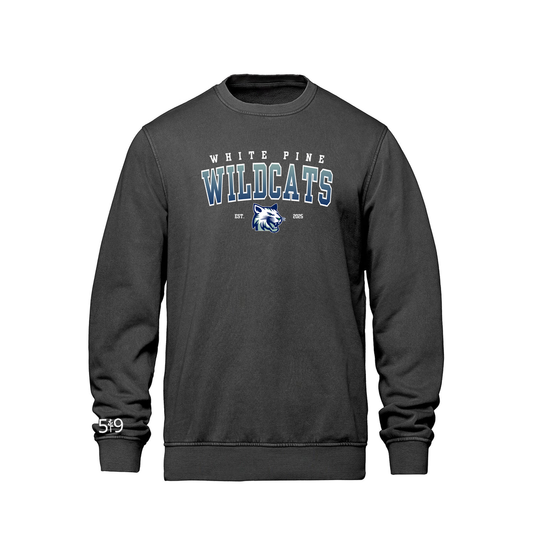 WHITE PINE WILDCATS RETRO CREW (UNISEX)