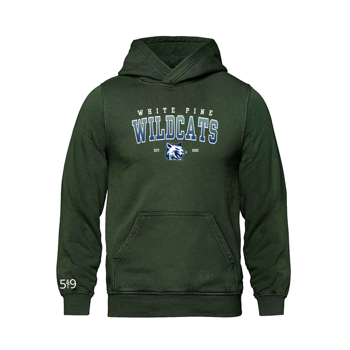 WHITE PINE WILDCATS RETRO HOODIE (UNISEX)