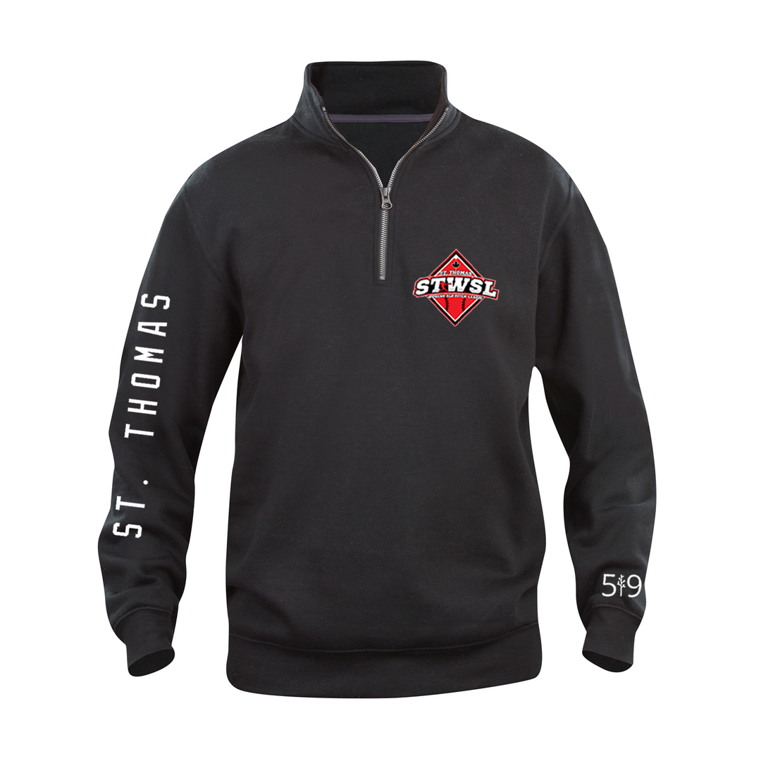 ST. THOMAS WOMEN'S SLO PITCH 1/4 ZIP (UNISEX)