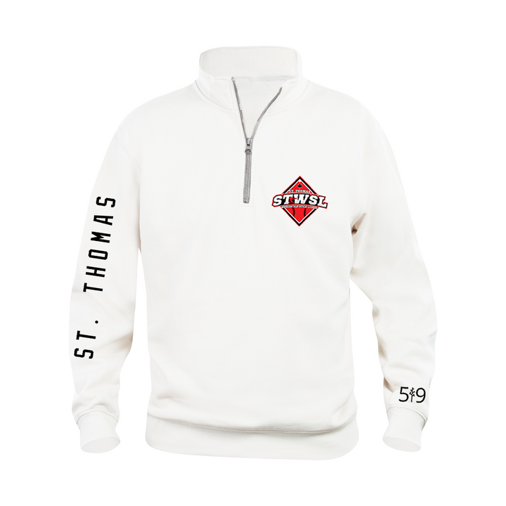 ST. THOMAS WOMEN'S SLO PITCH 1/4 ZIP (UNISEX)