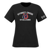 STONEY CREEK STALLIONS TEE (WOMENS)