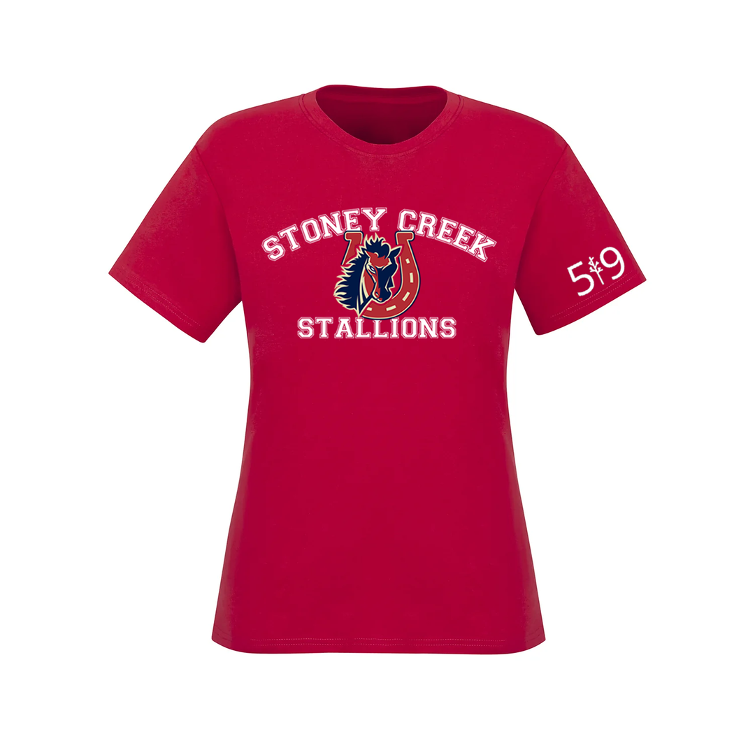 STONEY CREEK STALLIONS CLASSIC TEE (WOMENS)
