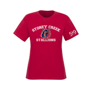 STONEY CREEK STALLIONS TEE (WOMENS)