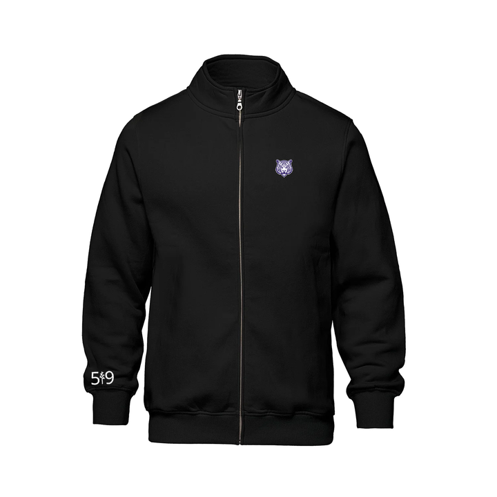 WEST ELGIN EMBROIDERED ZIP-UP SWEATER (UNISEX)