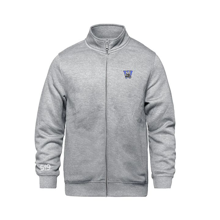 WILBERFORCE EMBROIDERED ZIP-UP SWEATER (UNISEX)