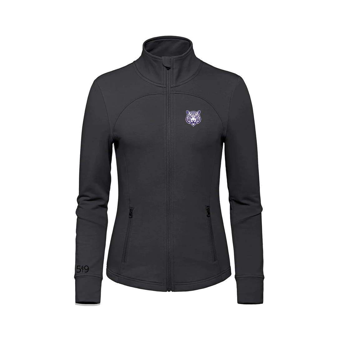 WEST ELGIN EMBROIDERED FRENCH TERRY ZIP-UP (WOMENS)