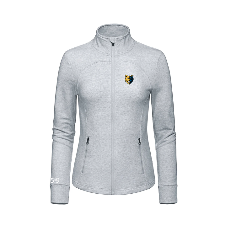 WESTMOUNT EMBROIDERED FRENCH TERRY ZIP-UP (WOMENS)