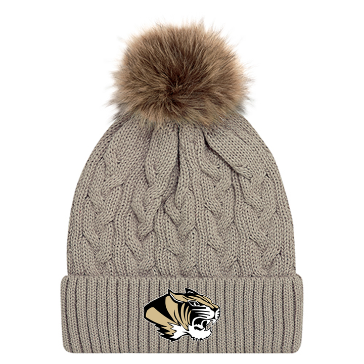 WESTMINSTER EMBROIDERED FAUX FUR TOQUE