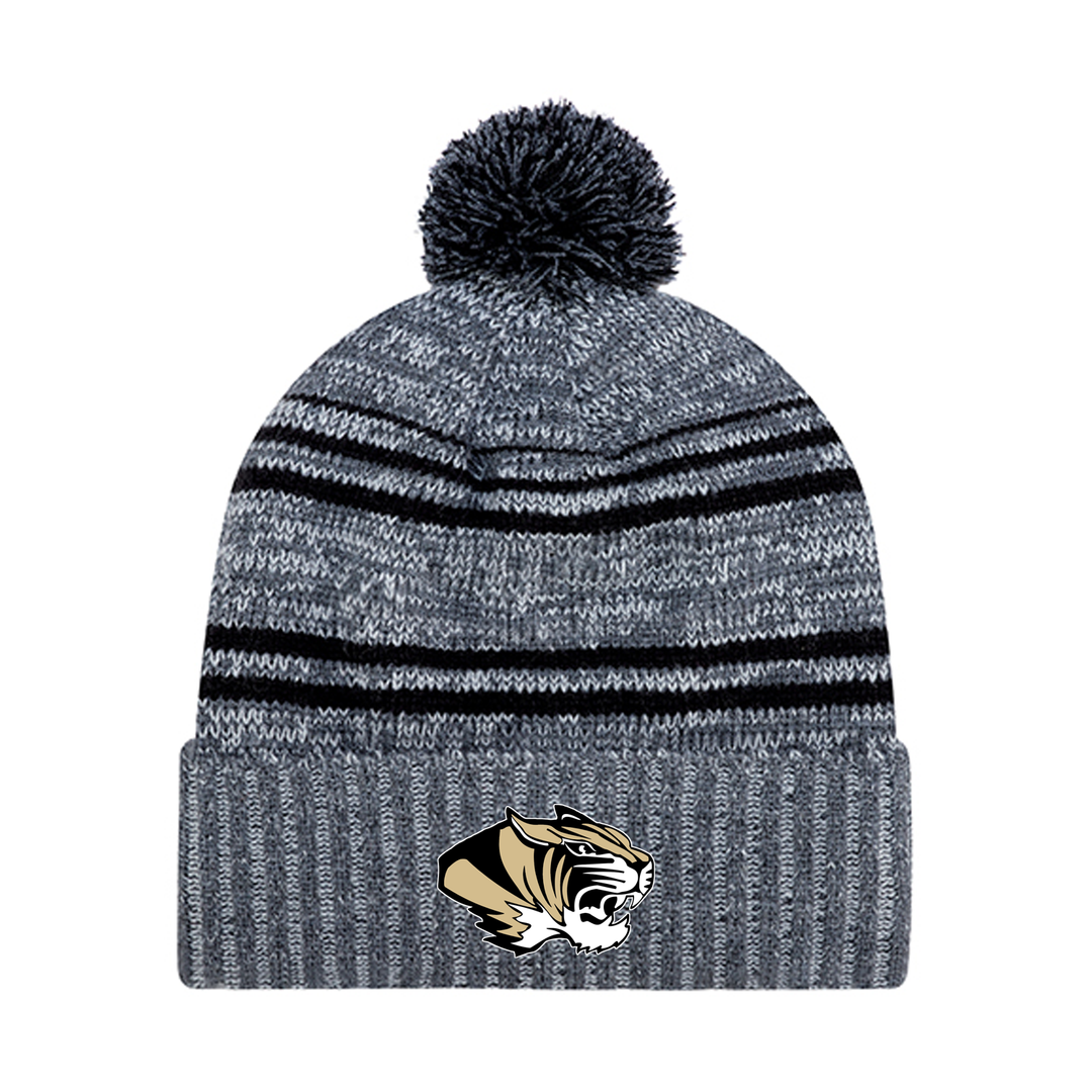 WESTMINSTER EMBROIDERED POM-POM TOQUE