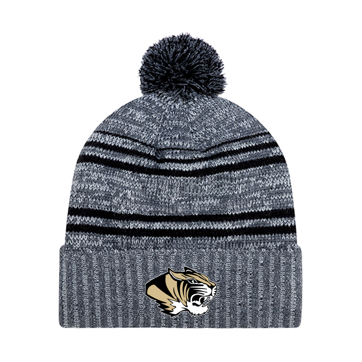 WESTMINSTER EMBROIDERED POM-POM TOQUE
