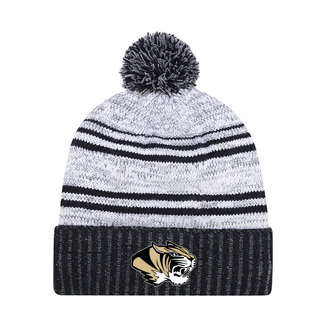 WESTMINSTER EMBROIDERED POM-POM TOQUE