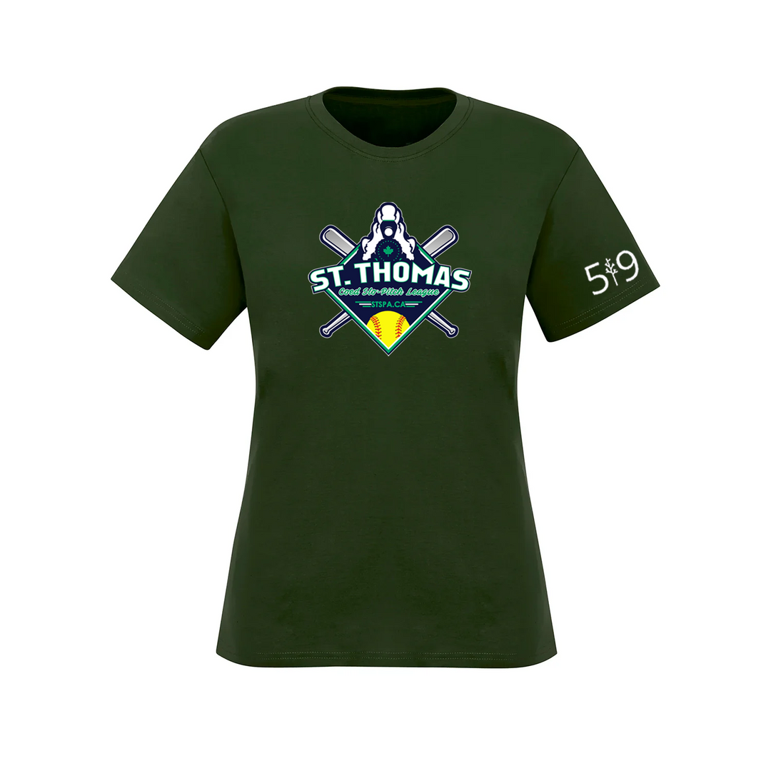 COED ST. THOMAS SLO PITCH CLASSIC TEE (WOMENS)