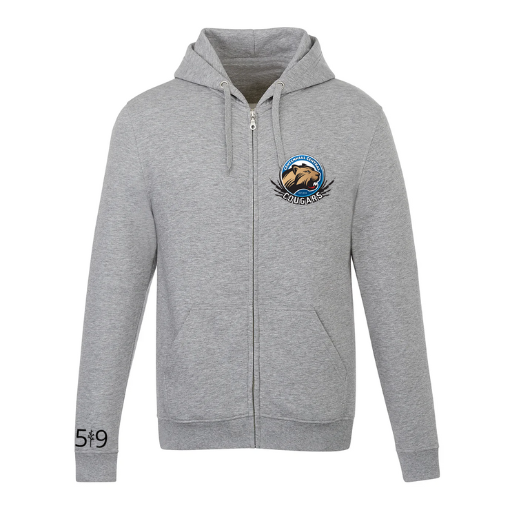 CENTENNIAL CENTRAL COUGARS ZIP UP HOODIE (YOUTH)