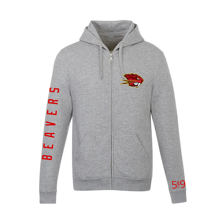 LORD DORCHESTER SLEEVE LOGO ZIP UP (UNISEX)