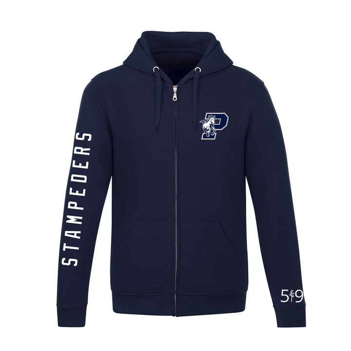 STAMPEDERS SLEEVE LOGO ZIP-UP (UNISEX)