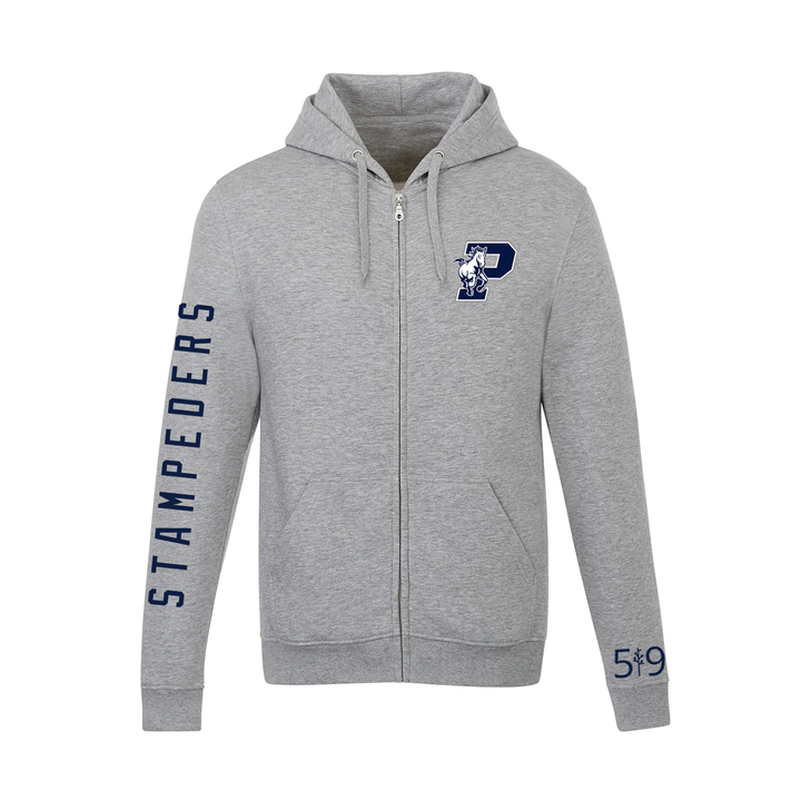 STAMPEDERS SLEEVE LOGO ZIP-UP (UNISEX)