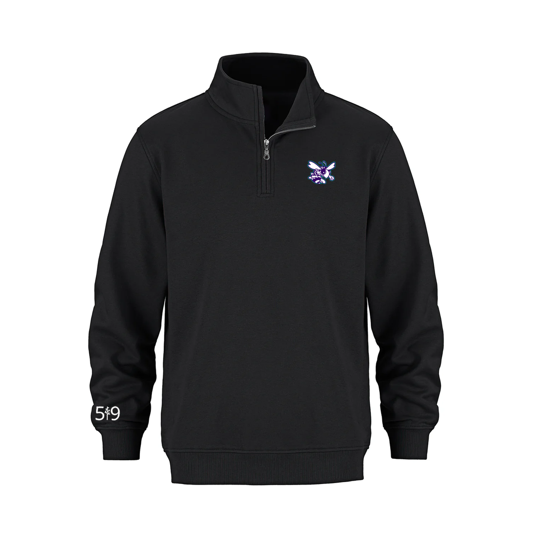ZORRA HIGHLAND EMBROIDERED 1/4 ZIP (UNISEX)