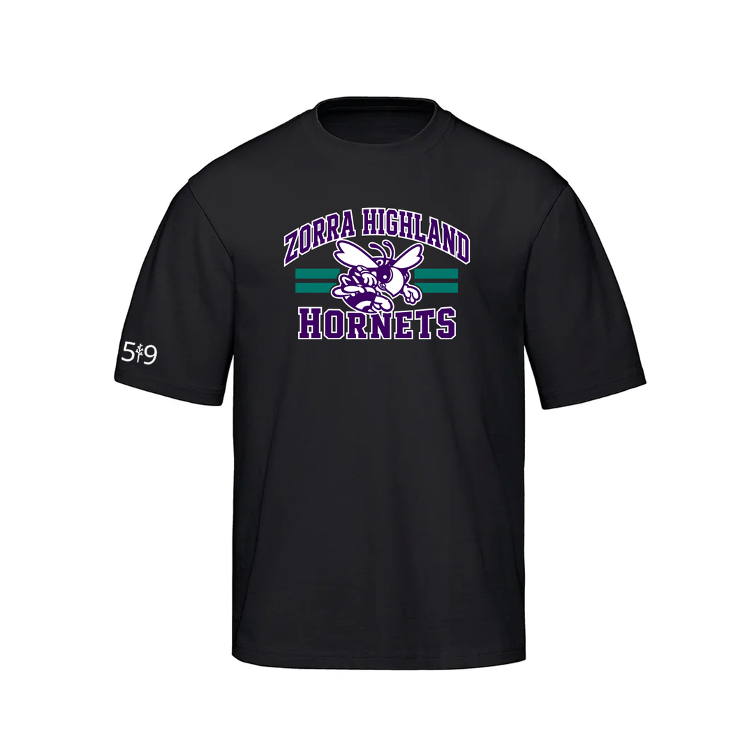 ZORRA HIGHLAND VARSITY OVERSIZED TEE (UNISEX)