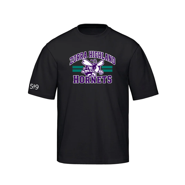 ZORRA HIGHLAND VARSITY OVERSIZED TEE (UNISEX)