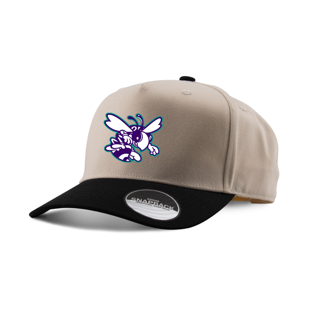 ZORRA HIGHLAND EMBROIDERED TWO-TONE PANEL CAP