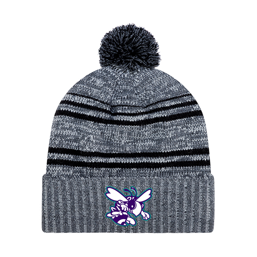 ZORRA HIGHLAND EMBROIDERED POM-POM TOQUE
