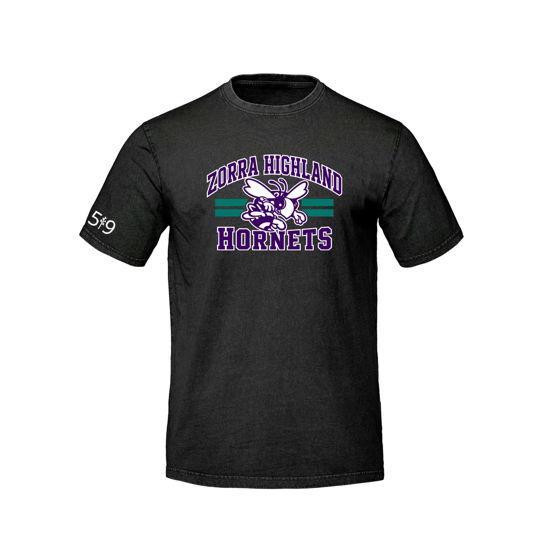 ZORRA HIGHLAND VARSITY RETRO TEE (UNISEX)