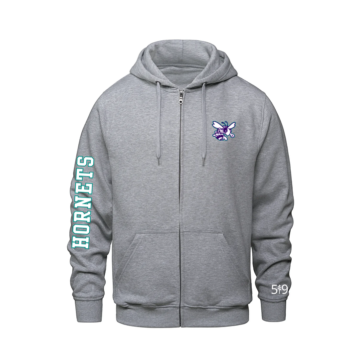 ZORRA HIGHLAND CLASSIC SLEEVE ZIP-UP HOODIE (UNISEX)