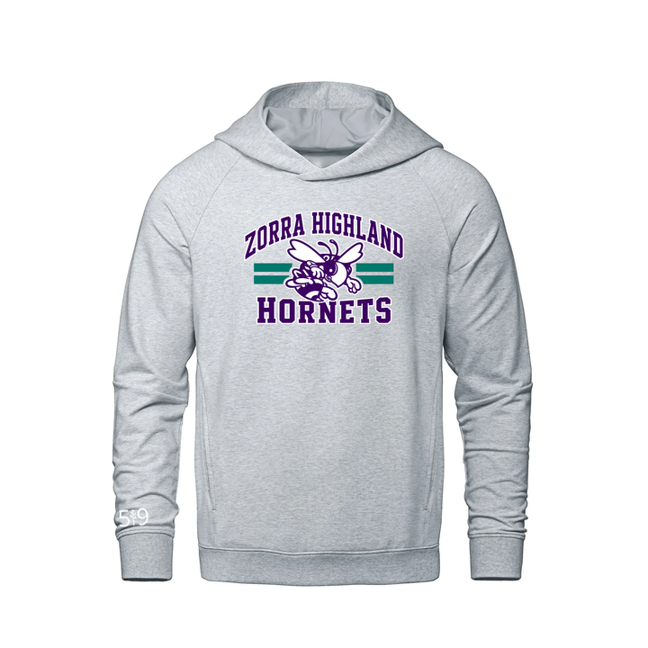 ZORRA HIGHLAND VARSITY FRENCH TERRY HOODIE (UNISEX)