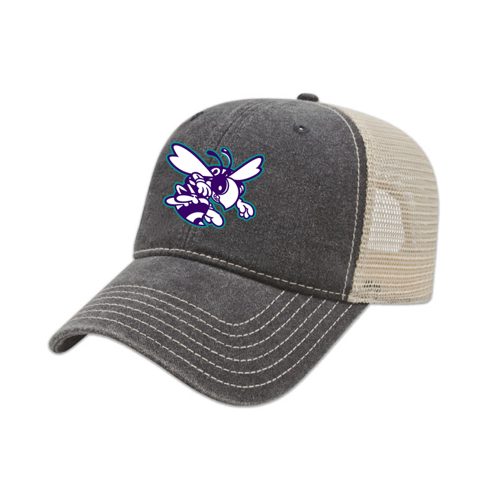 ZORRA HIGHLAND EMBROIDERED VINTAGE TRUCKER CAP