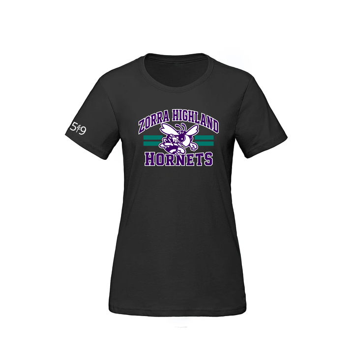 ZORRA HIGHLAND VARSITY TEE (WOMENS)