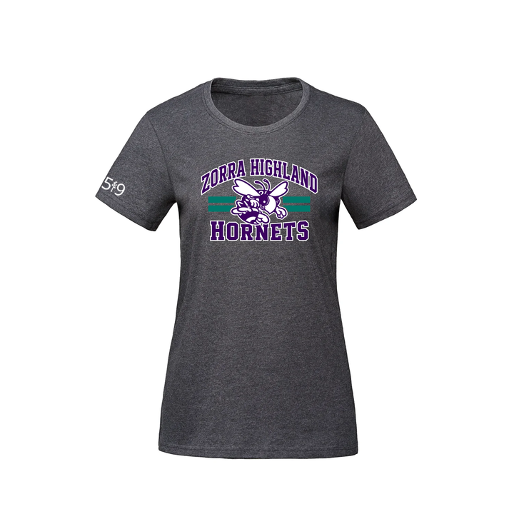 ZORRA HIGHLAND VARSITY TEE (WOMENS)