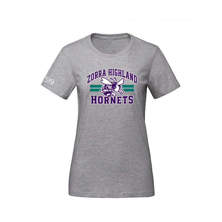 ZORRA HIGHLAND VARSITY TEE (WOMENS)