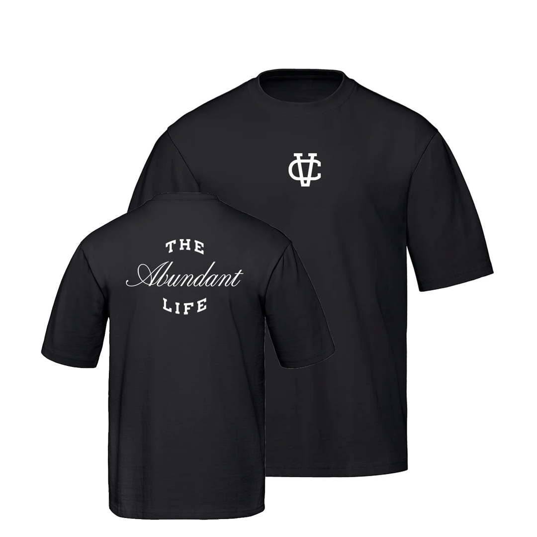 THE ABUNDANT LIFE OVERSIZED TEE (UNISEX)