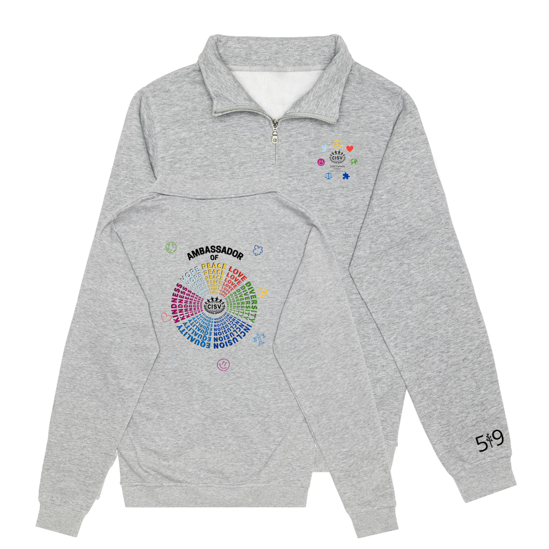 CISV AMBASSADOR 1/4 ZIP (UNISEX)