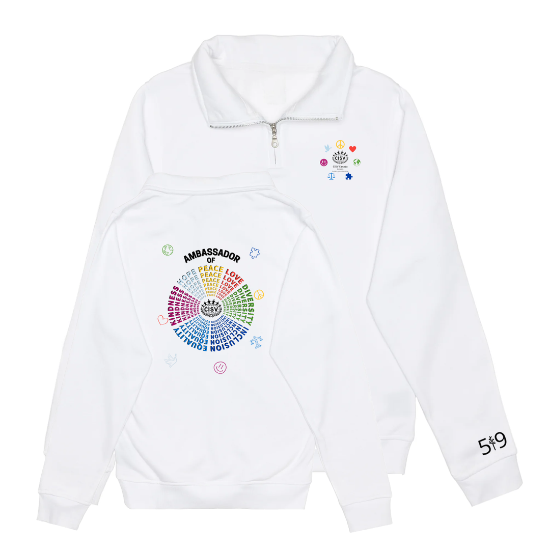 CISV AMBASSADOR 1/4 ZIP (UNISEX)
