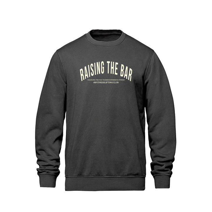 BFITNESS RAISING THE BAR RETRO CREW (UNISEX)