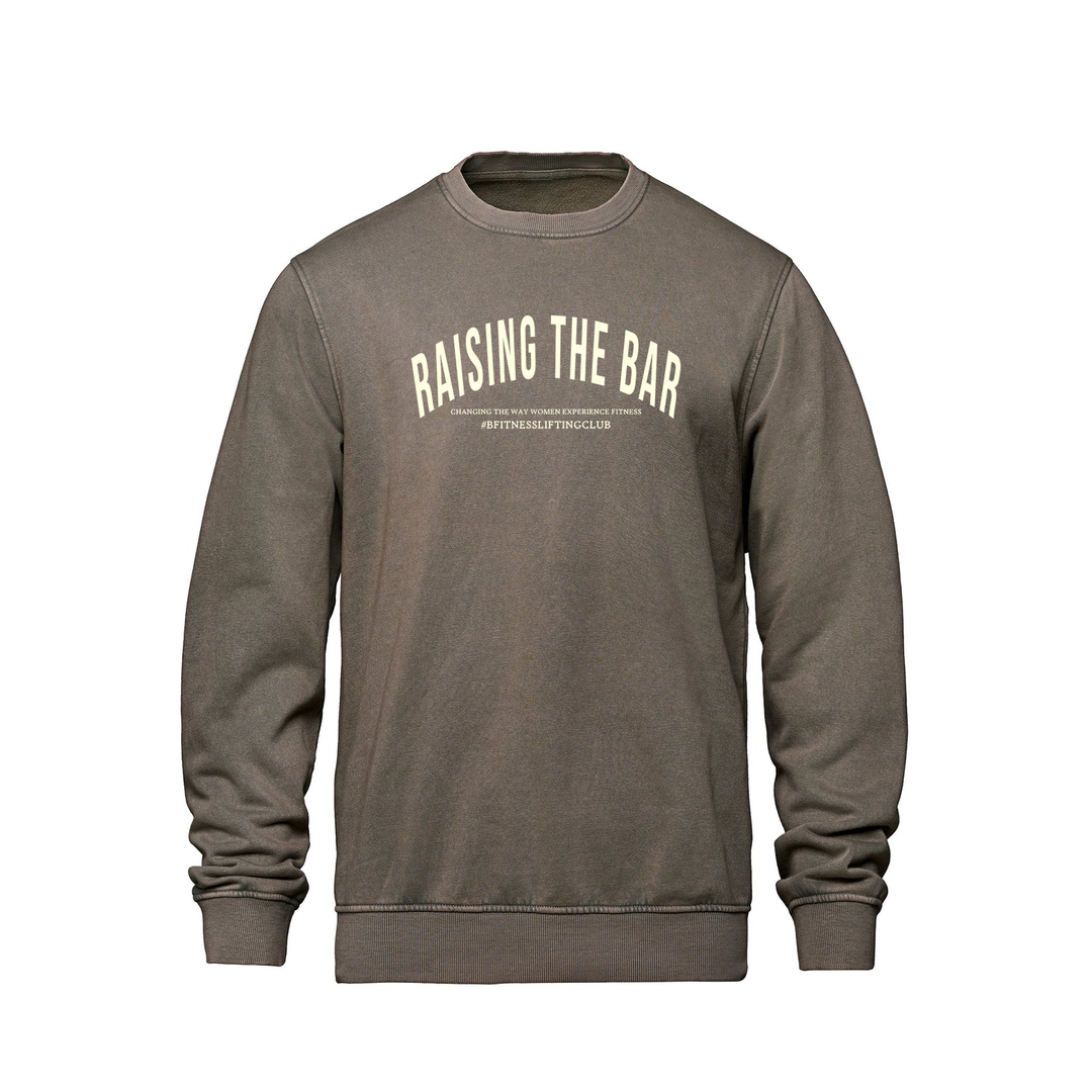 BFITNESS RAISING THE BAR RETRO CREW (UNISEX)