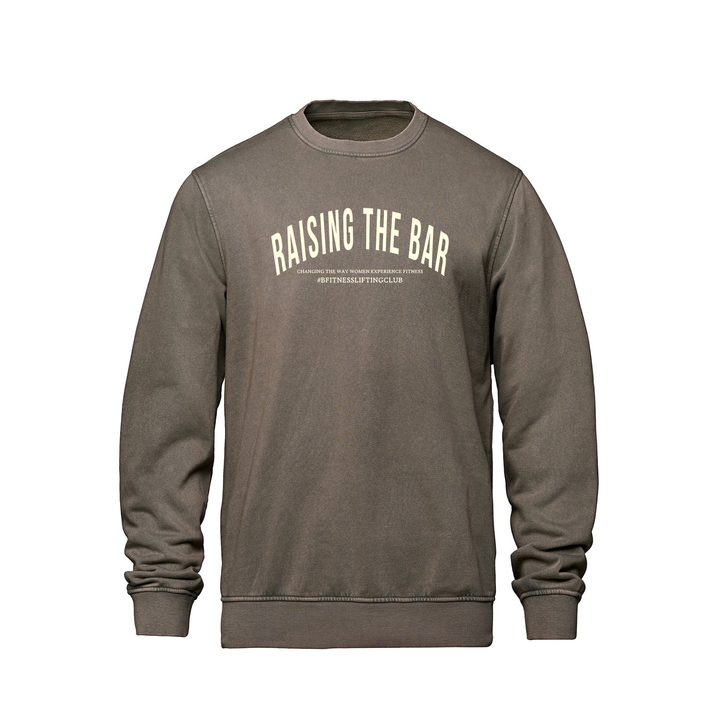 BFITNESS RAISING THE BAR RETRO CREW (UNISEX)