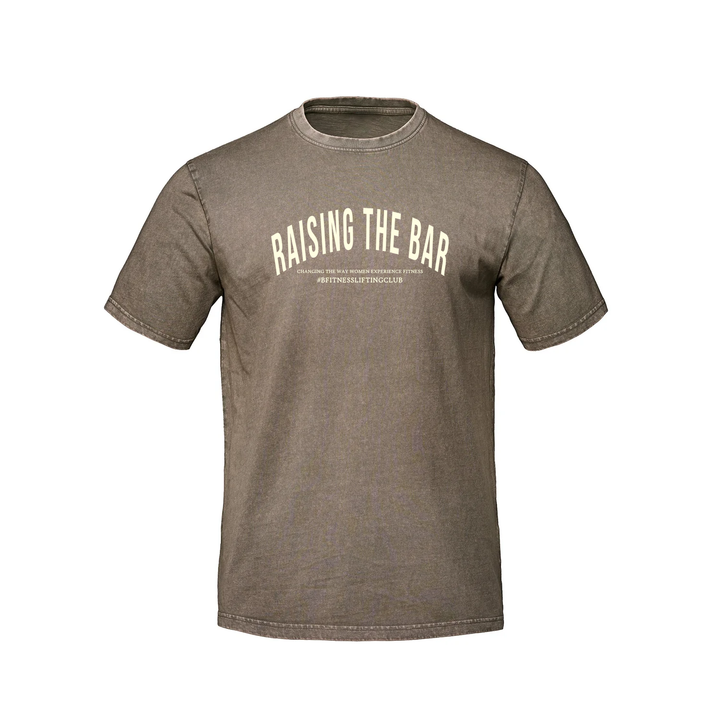 BFITNESS RAISING THE BAR RETRO TEE (UNISEX)