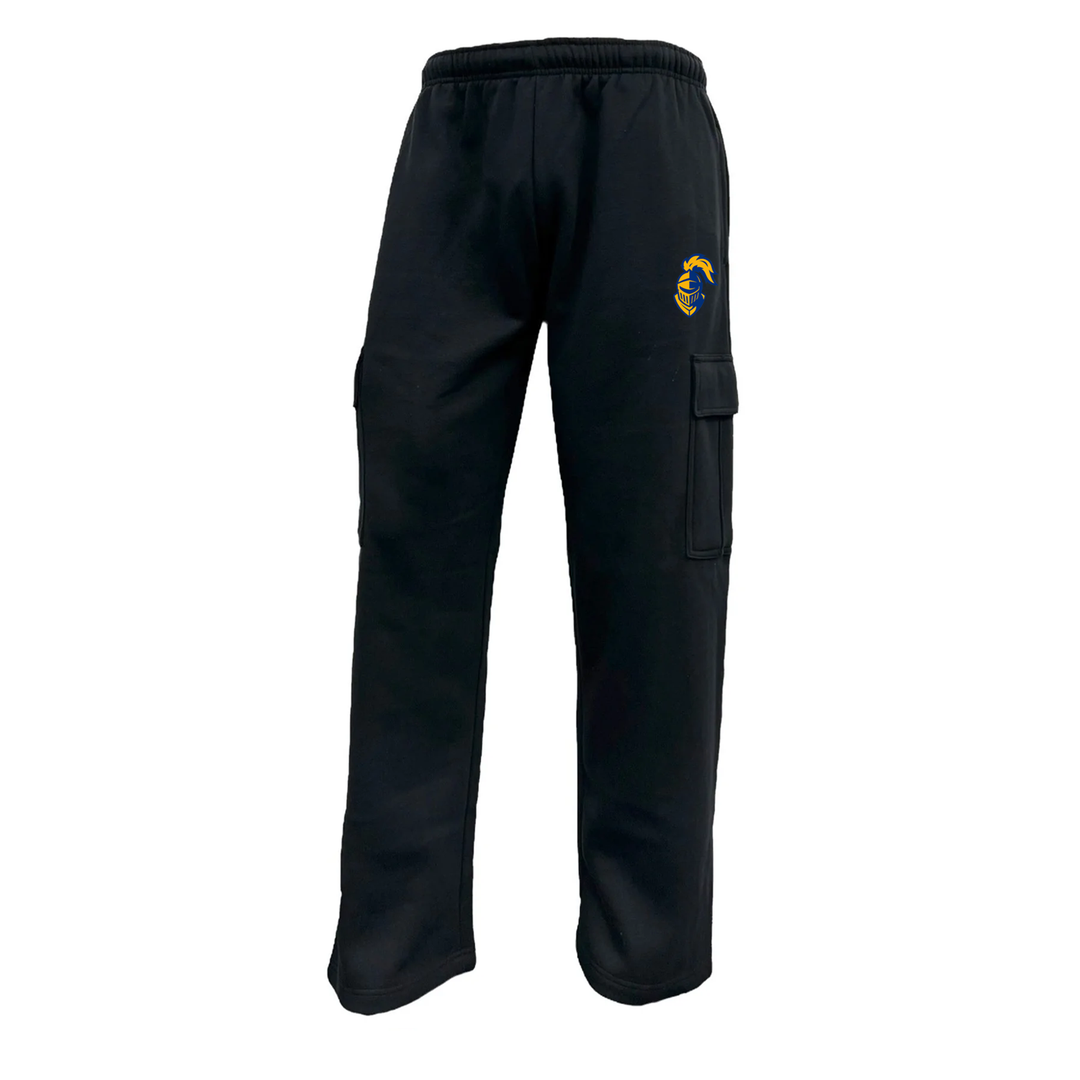 BEAL EMBROIDERED CARGO SWEATPANTS (UNISEX)