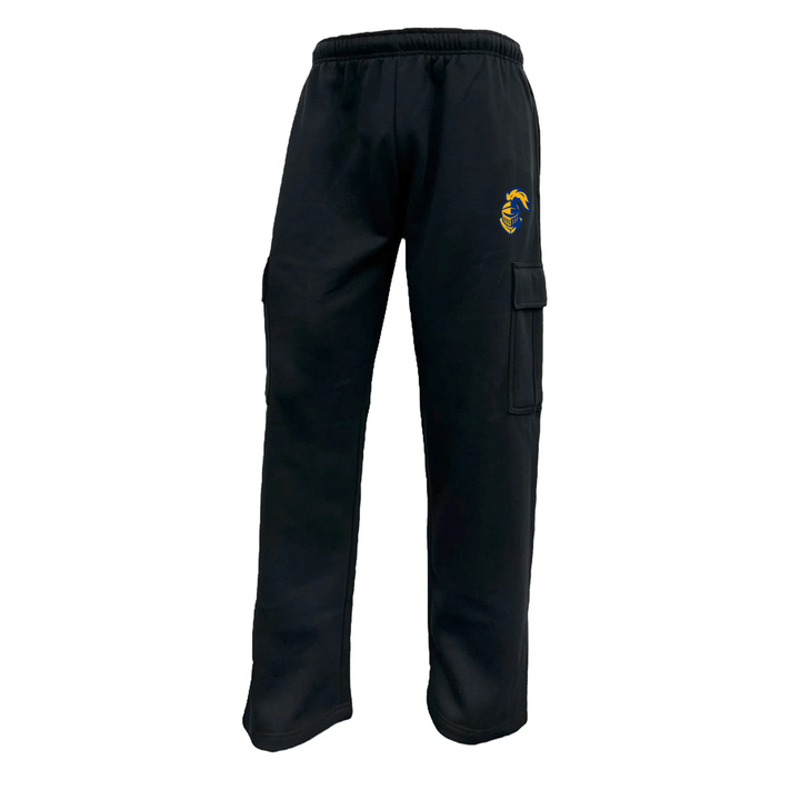 BEAL EMBROIDERED CARGO SWEATPANTS (UNISEX)