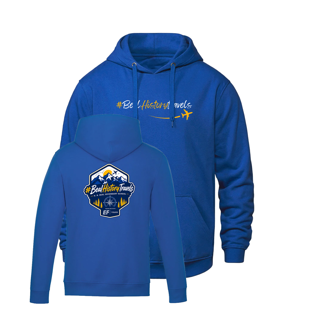 BEAL HISTORY TRAVELS HOODIE (UNISEX)