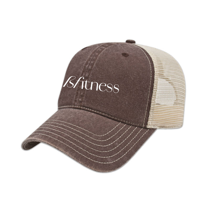 BFITNESS EMBROIDERED VINTAGE TRUCKER CAP