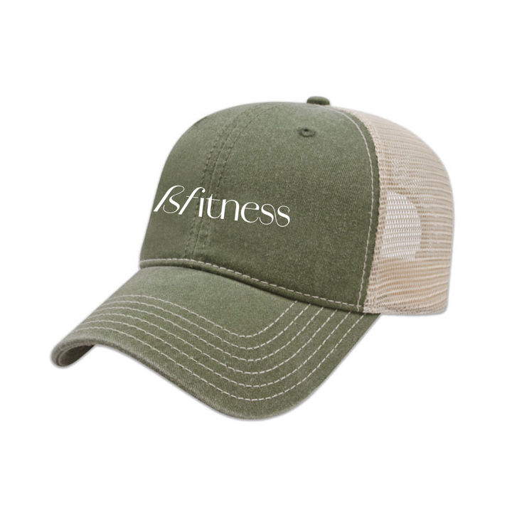 BFITNESS EMBROIDERED VINTAGE TRUCKER CAP