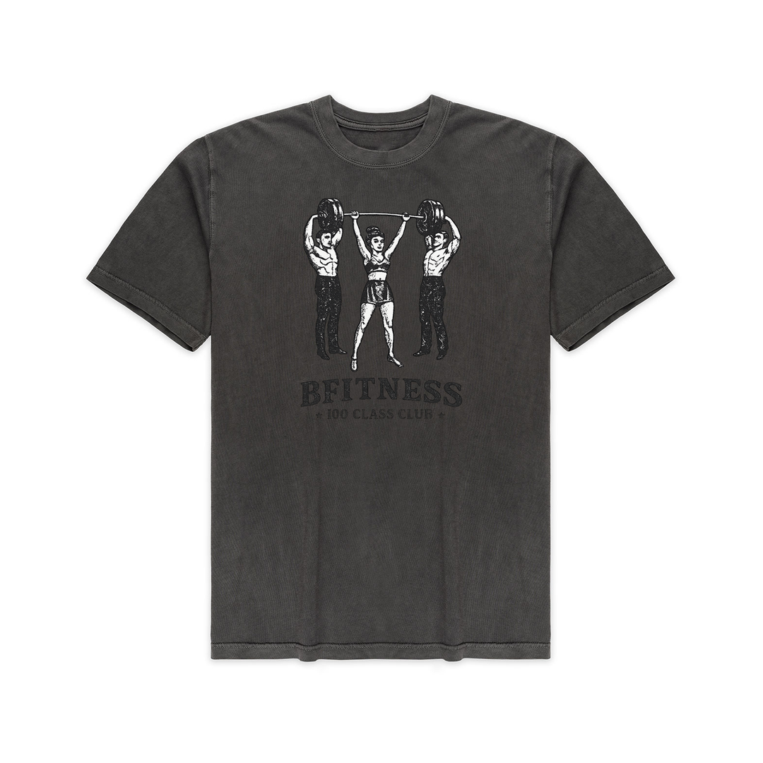BFITNESS 100 CLASS CLUB VINTAGE TEE (UNISEX)