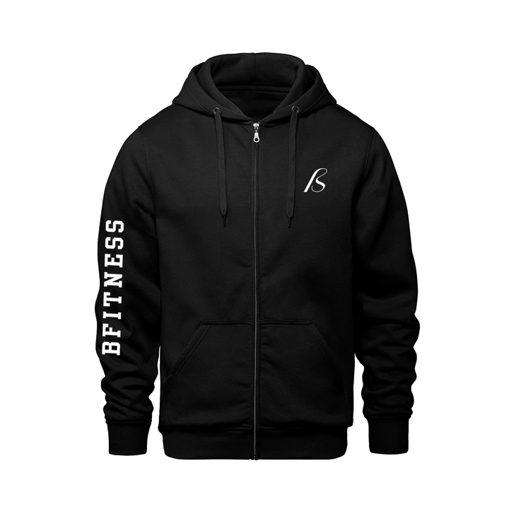 BFITNESS CLASSIC SLEEVE ZIP-UP HOODIE (UNISEX)