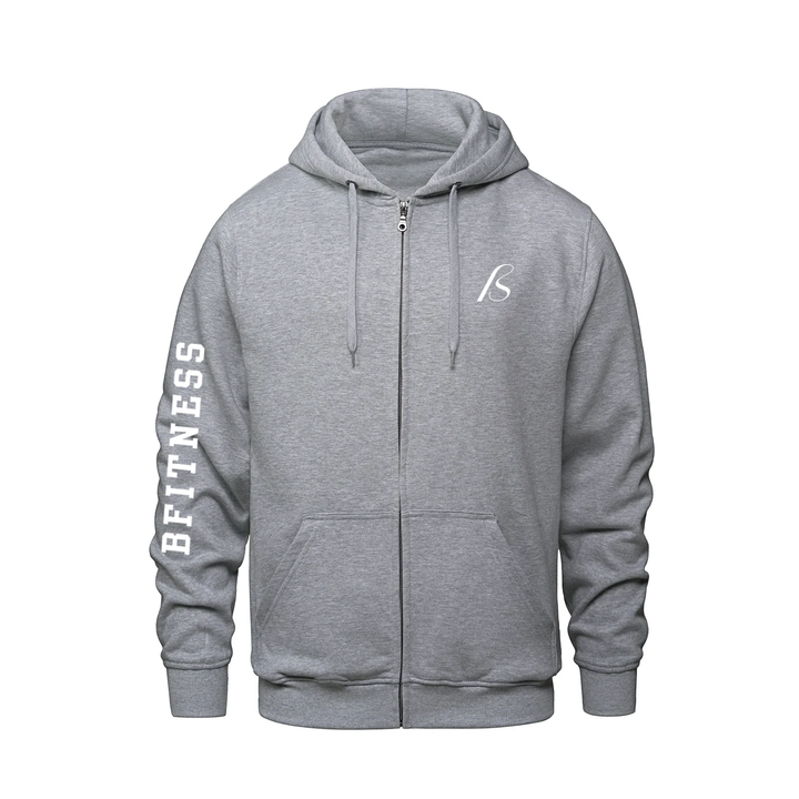 BFITNESS CLASSIC SLEEVE ZIP-UP HOODIE (UNISEX)
