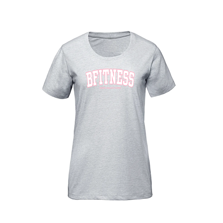 BFITNESS VARSITY PREMIUM TEE (WOMENS)