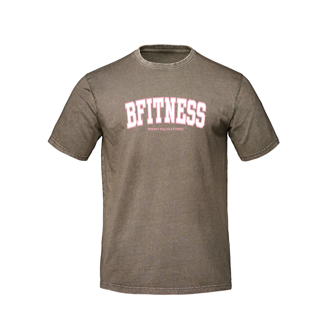BFITNESS VARSITY RETRO TEE (UNISEX)
