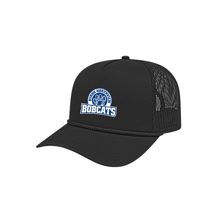 BOBCATS EMBROIDERED ROPE MESHBACK HAT